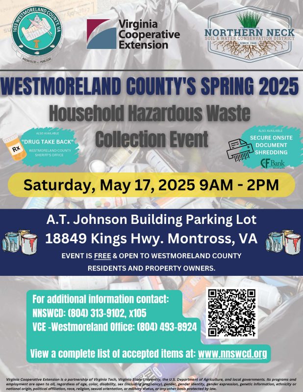 spring 2025 household hazardous waste flyer